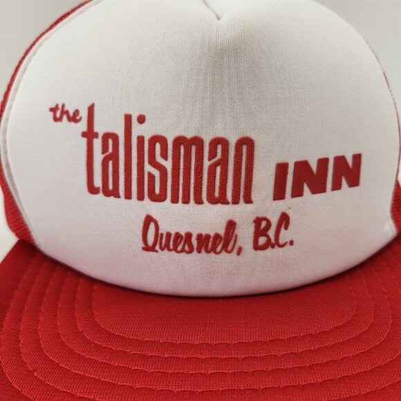 The Talisman Inn Quesnel BC Trucker Hat Vintage - Picture 2 of 8